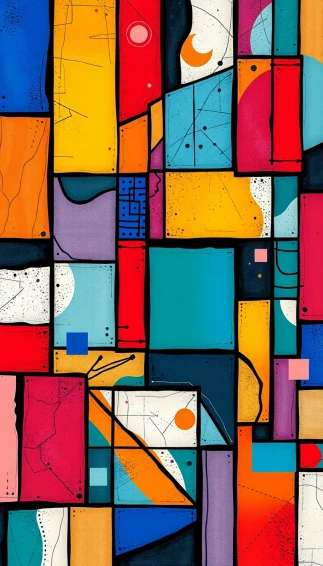 Cubist Art Wallpaper