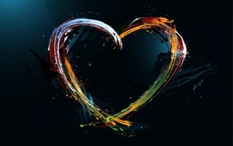 Wallpaper Heart Shape Graphics