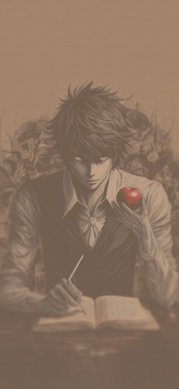 Death Note Light Yagami Art Wallpaper 4k