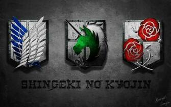 Attack On Titan Shingeki No Kyojin Emblem Logo Anime HD Wallpaper