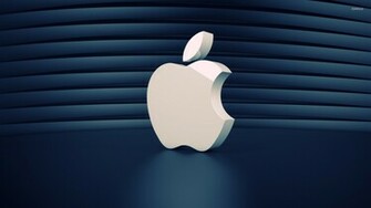 White Apple Logo Wallpaper Computer