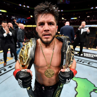 Henry Cejudo Celebrates His Victory And Reign As Bantamweight Champion Wallpaper