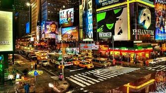 Street Advertising In New York 4k HD Desktop Wallpaper For