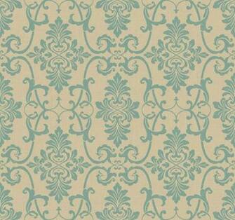 Teal Nn4098 Textured Acanthus Damask Wallpaper Contemporary