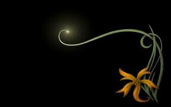 Beautiful Black Flower Wallpaper