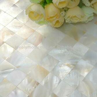 Mother Of Pearl Shell Chips For Background Hotel Axb005 White