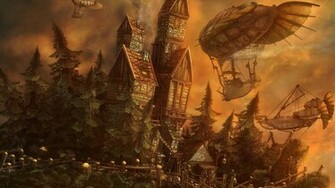 Steampunk Computer Wallpaper Desktop Background Id