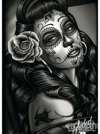 Chola Sugar Skulls Wallpaper Top