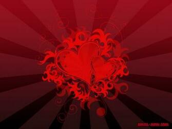 Ing Gallery For Red And Black Heart Wallpaper