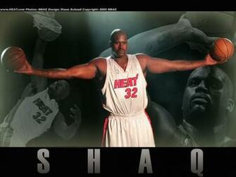 Shaquille O Neal Nba Wallpaper In Miami Heat Jersey Winning A