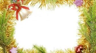 Wallpaper Christmas Tinsel Twigs Frame New Year Widescreen