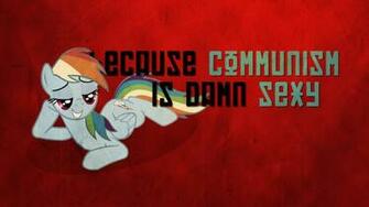 Soviet Propaganda Wallpaper Pony March