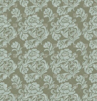Seamless Gray Floral Victorian Wallpaper Background Textures