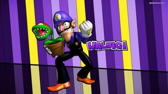 Waluigi With A Plant