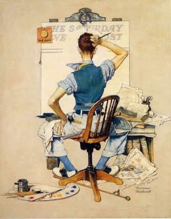 Norman Rockwell Wallpaper Reedus Desktop Christmas Thanksgiving Paint