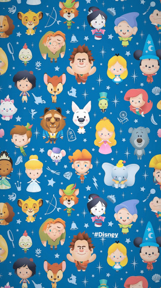 Disney Characters iPhone Wallpaper On