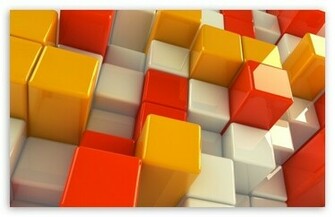 3d Cubs HD Desktop Wallpaper Widescreen High Definition