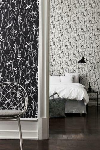 Bor Stapeter Wallpaper Modern Sovrum Av Brewster Home Fashions