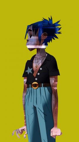 2d Phone Wallpaper Gorillaz Art iPhone