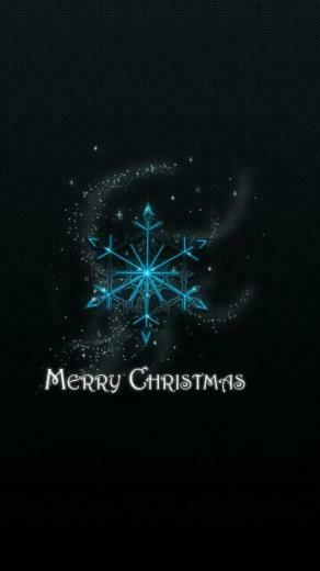 Black Merry Christmas iPhone Wallpaper iPhone5