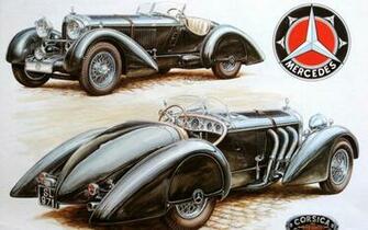 Cars And Racing Scene Wallpaper Paintings Pictures