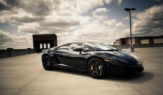 Wallpaper Area Black Lamborghini Gallardo HD Cars