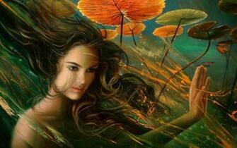 Fantasy Girl Widescreen Wallpaper HD Rocks