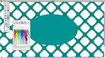 Lime Green Background Hot Pink Monogram But Experiment With Solids