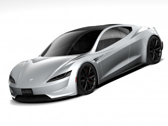 3d Model Tesla Roadster Turbosquid