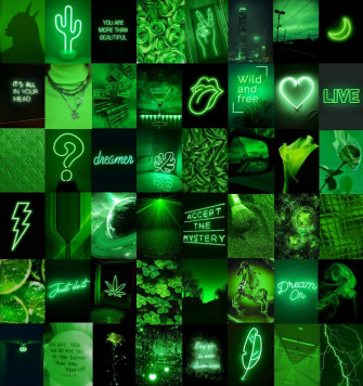 Neon Green Aesthetic Wallpaper