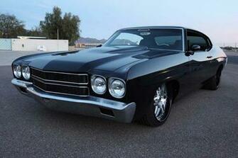 Black Chevrole Chevelle Ss