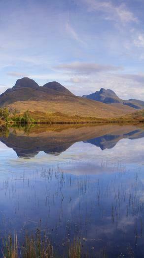 Scotland Nature Landscape Lake Mountains iPhone Wallpaper