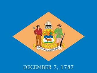 Delaware Flag Of Us State