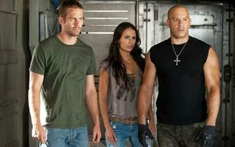 Jordana Brewster Paul Walker Vin Diesel