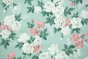 Wallpaper Floral With Large White Roses And Pink Flowers
