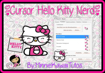 Cursor Hello Kitty Nerd By Minniekawaiitutos