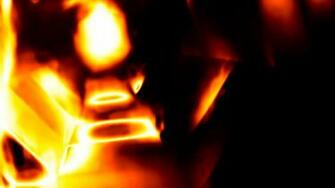Black Fire Background