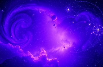 Purple Galaxy Wallpaper