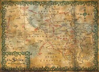 Map Of Middle Earth Wallpaper