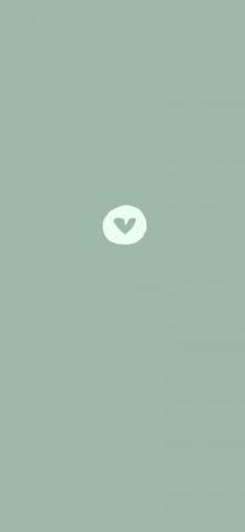 Sage Green Aesthetic Wallpaper Heart In Circle Idea