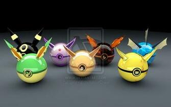Eevee S Evolutions Pokeballs By Sara A2