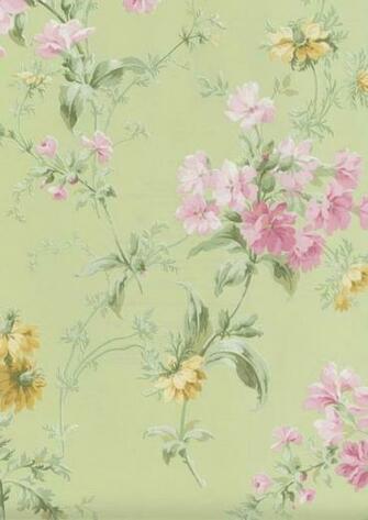 Springtime Cottage Brewster Wallcovering Contemporary Wallpaper