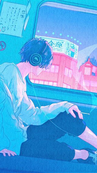 Anime Boy Smoking With Cat iPhone Phone HD Wallpaper 950h