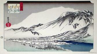 Japanese Woodblock Wallpaper Top