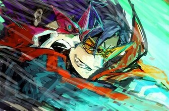 Gurren Lagann Kamina And Simon Wallpaper Your Daily Anime