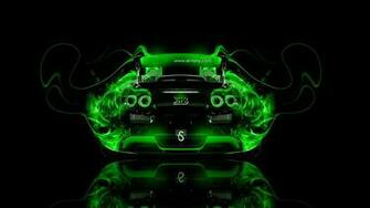 Bugatti Veyron Back Fire Abstract Car El Tony