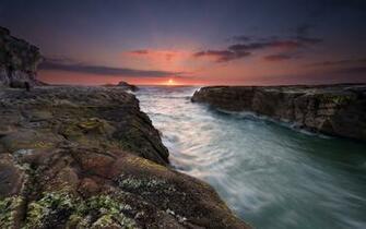 Wallpaper For Laptop Widescreen Muriwai Sunset Time HD