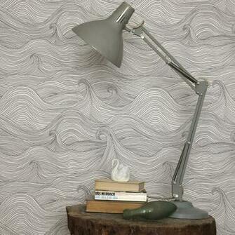 Seascape Wallaper Winter Eclectic Wallpaper By Abigail Edwards