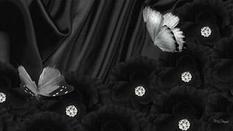Black Butterfly Background Wallpaper HD Background