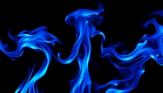 Blue Flames Wallpaper